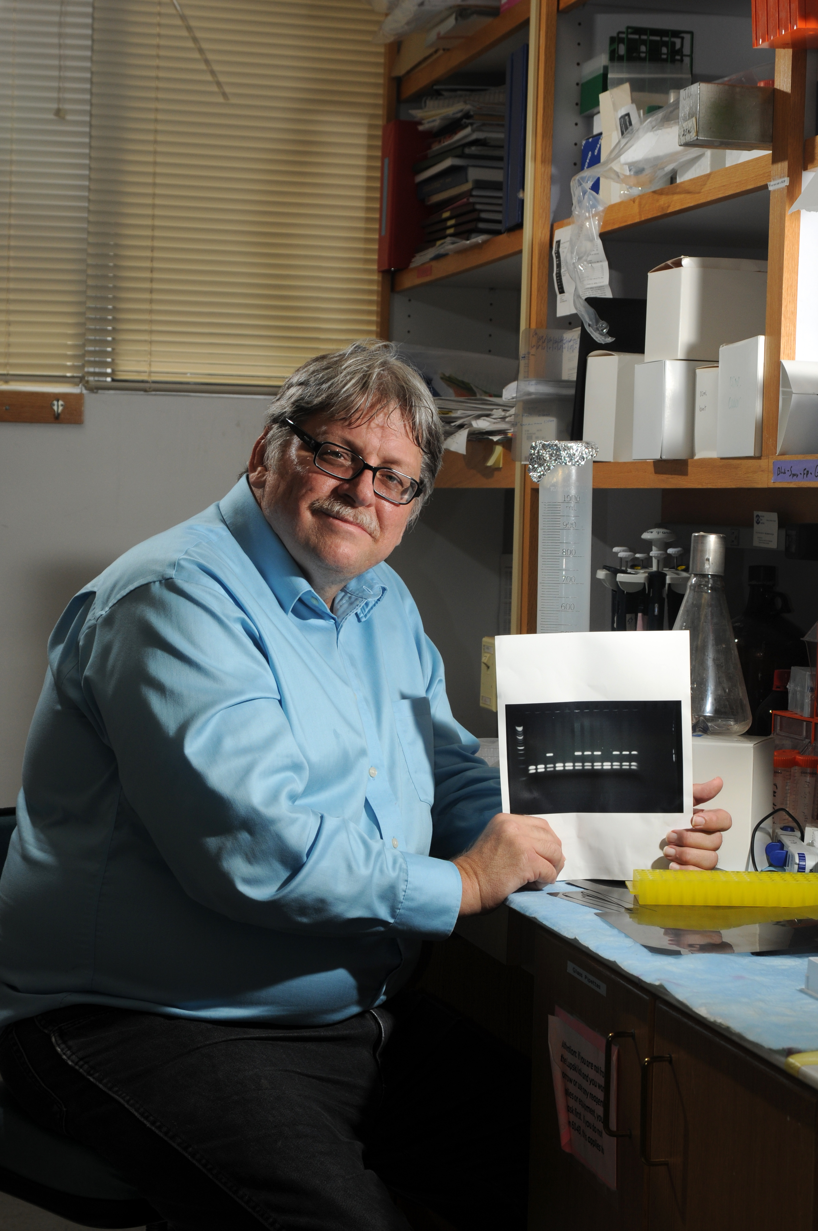James Lupski with a gene