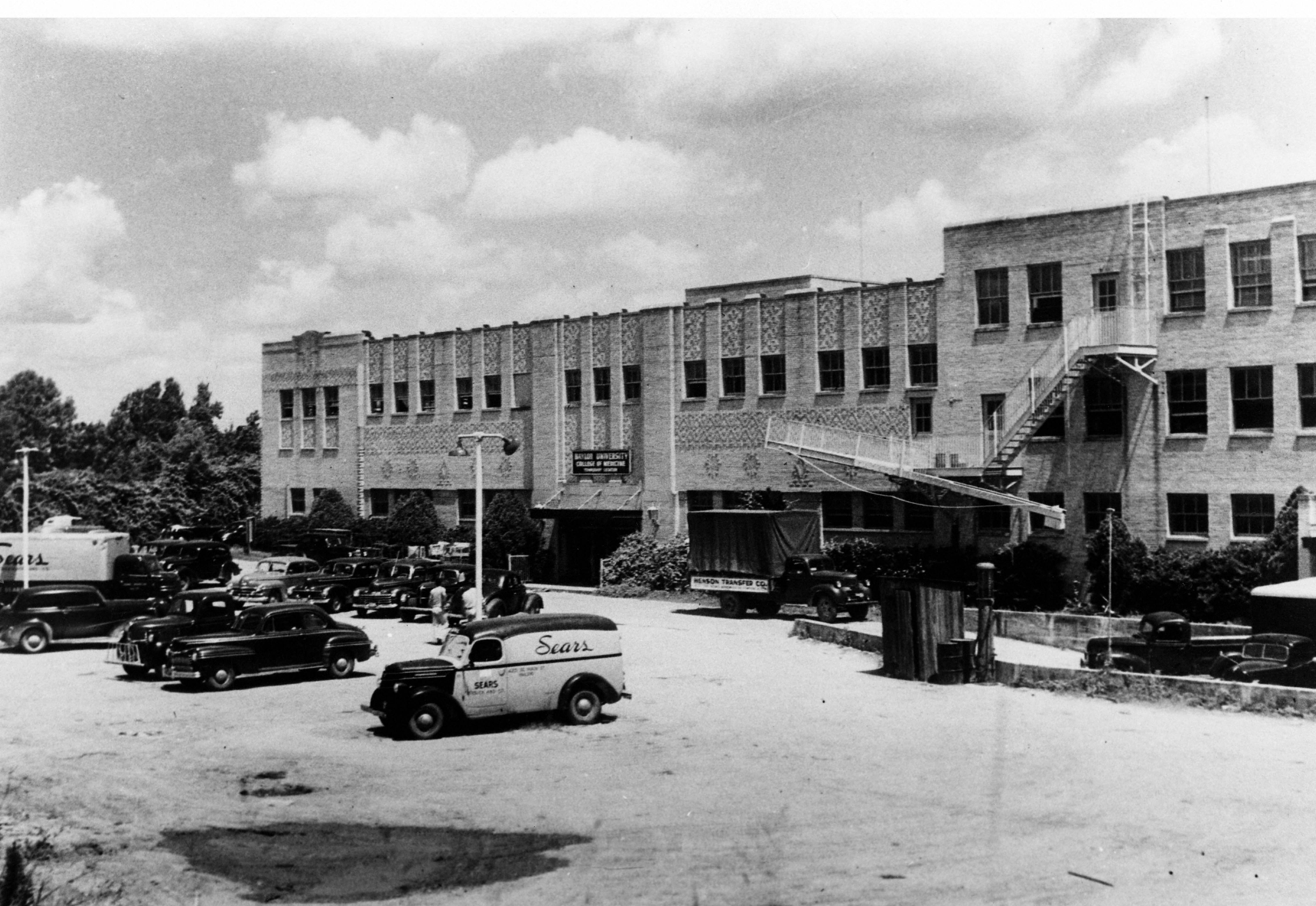 The original home to Baylor University College of Medicine in Houston. Photo courtesy Baylor College of Medicine.