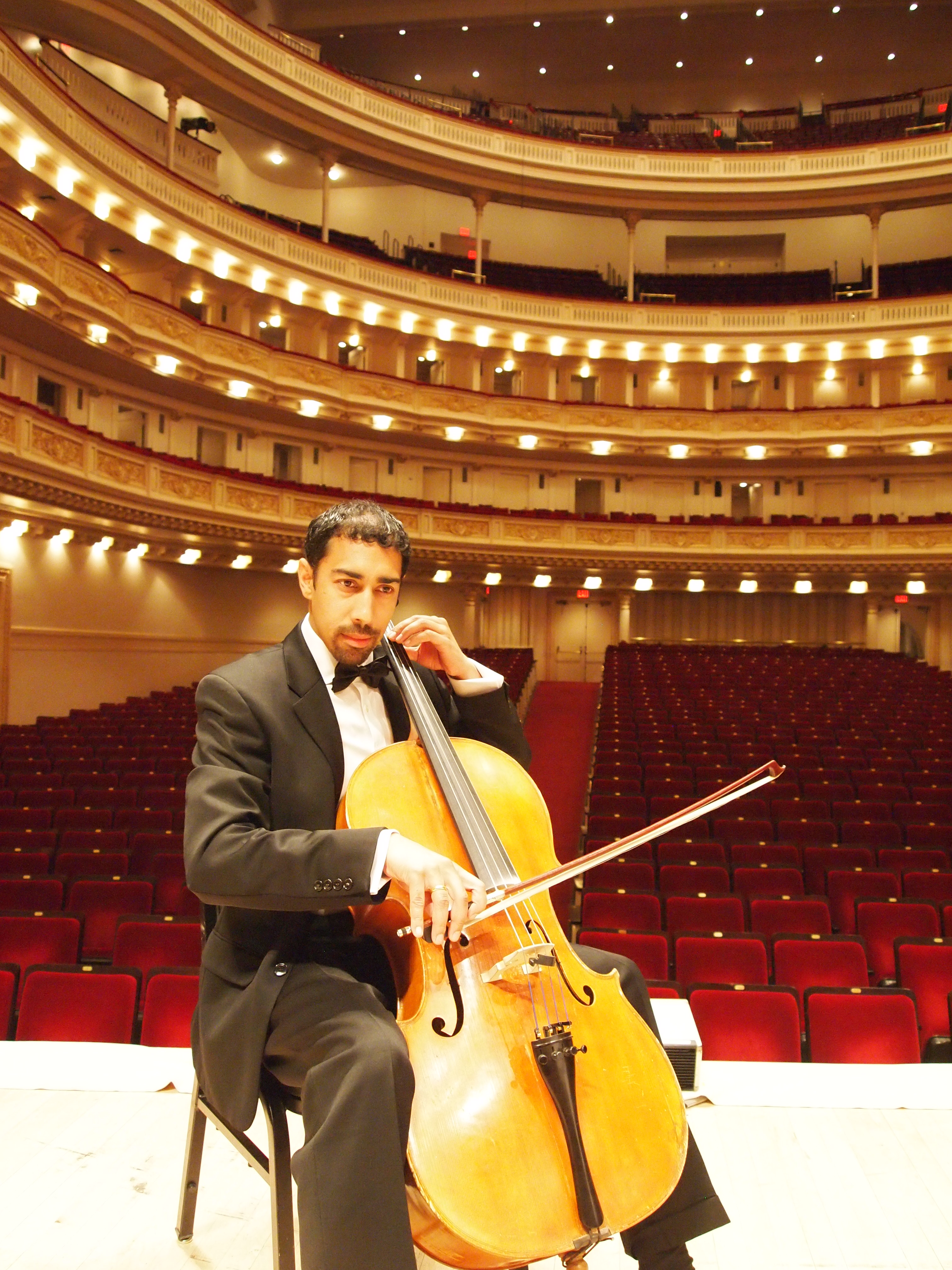 Dr. Rajeev Raghavan at Carnegie Hall.