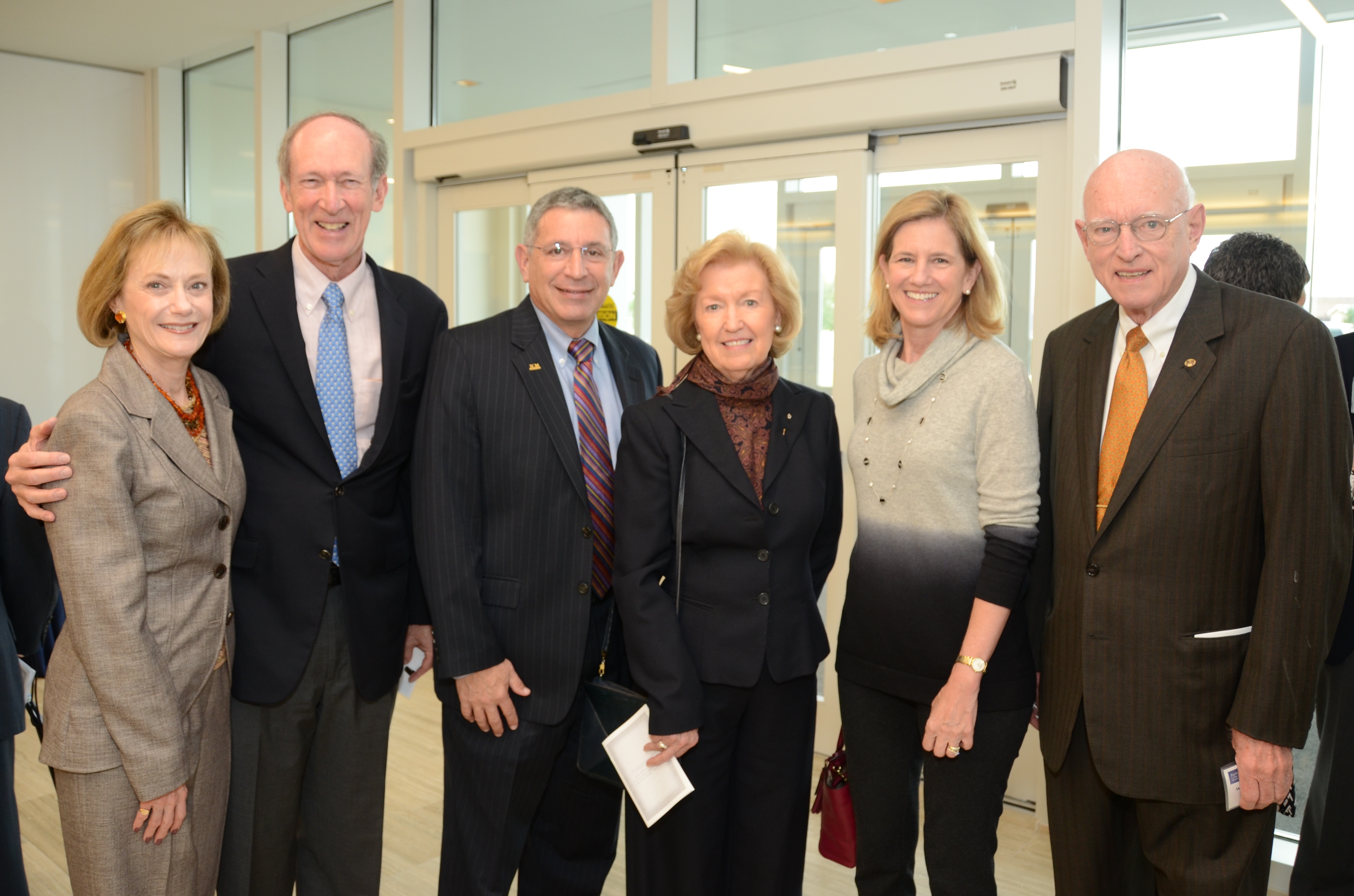 Jeri Shapiro, Marc Shapiro, Dr. Paul Klotman, Carol Butler, Dr. Mary Klotman, Dr. William Butler