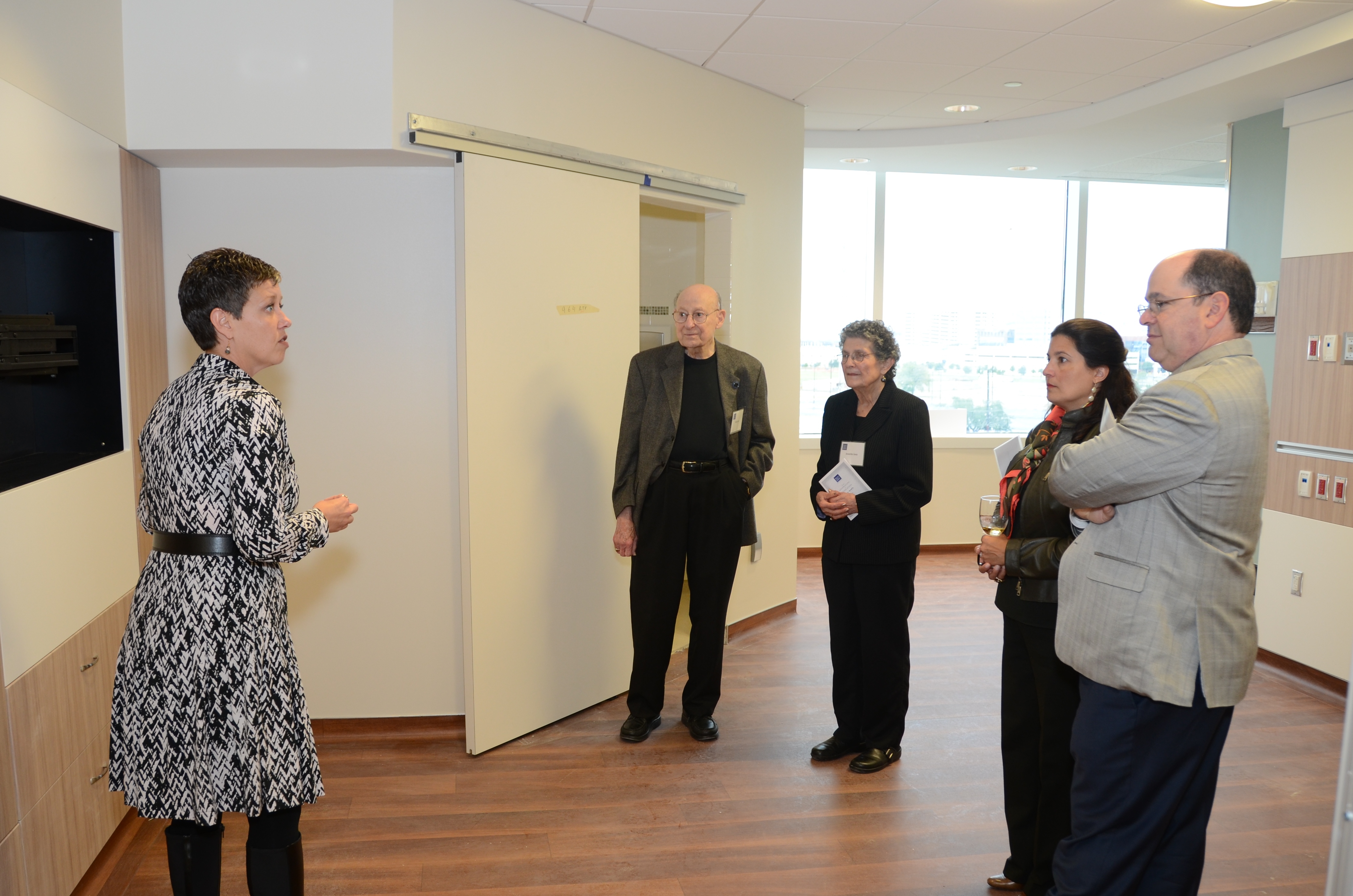 Guests during open house