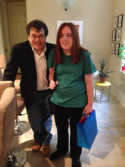 Dr. Peter Hotez and his daughter Rachel.
