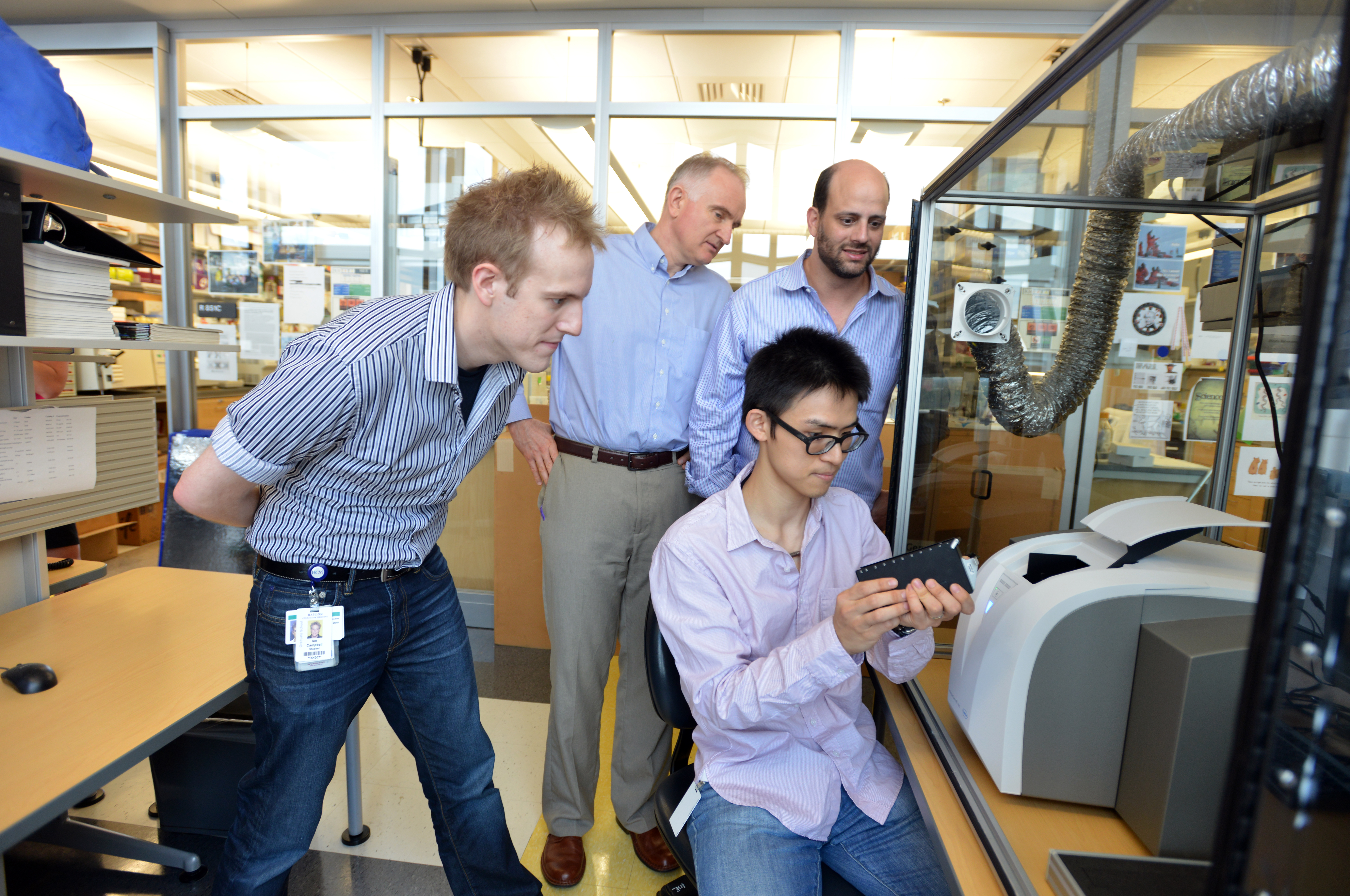 In the Stankiewiez lab at Baylor College of Medicine.