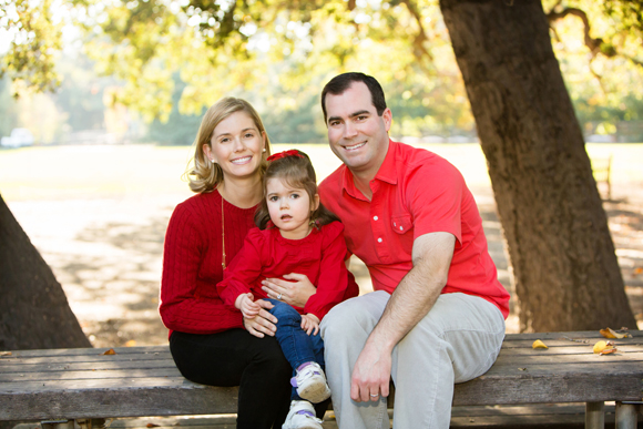 Kristen and Matt Wilsey with their daughter, Grace