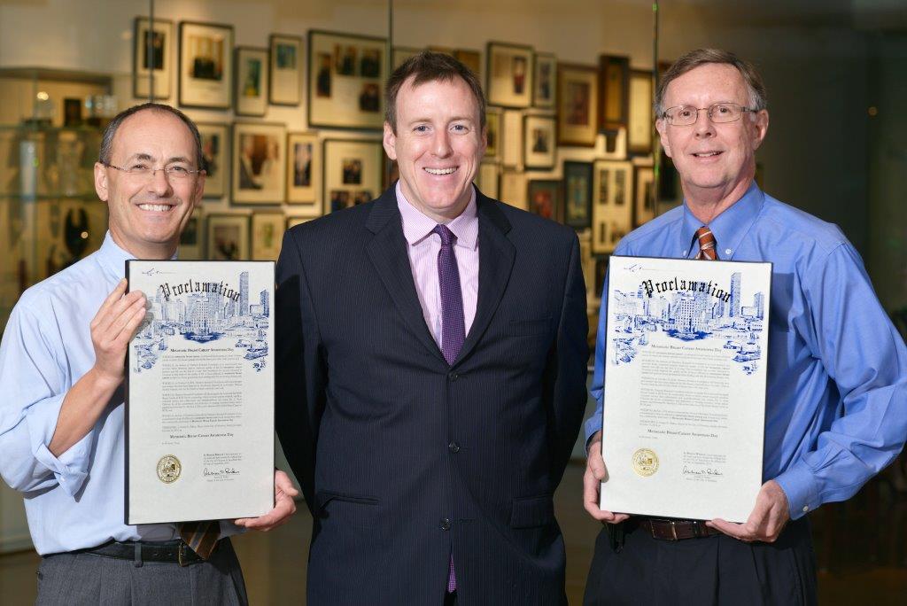 Dr. Matthew Ellis, Josh Newby and Dr. Kent Osborne.