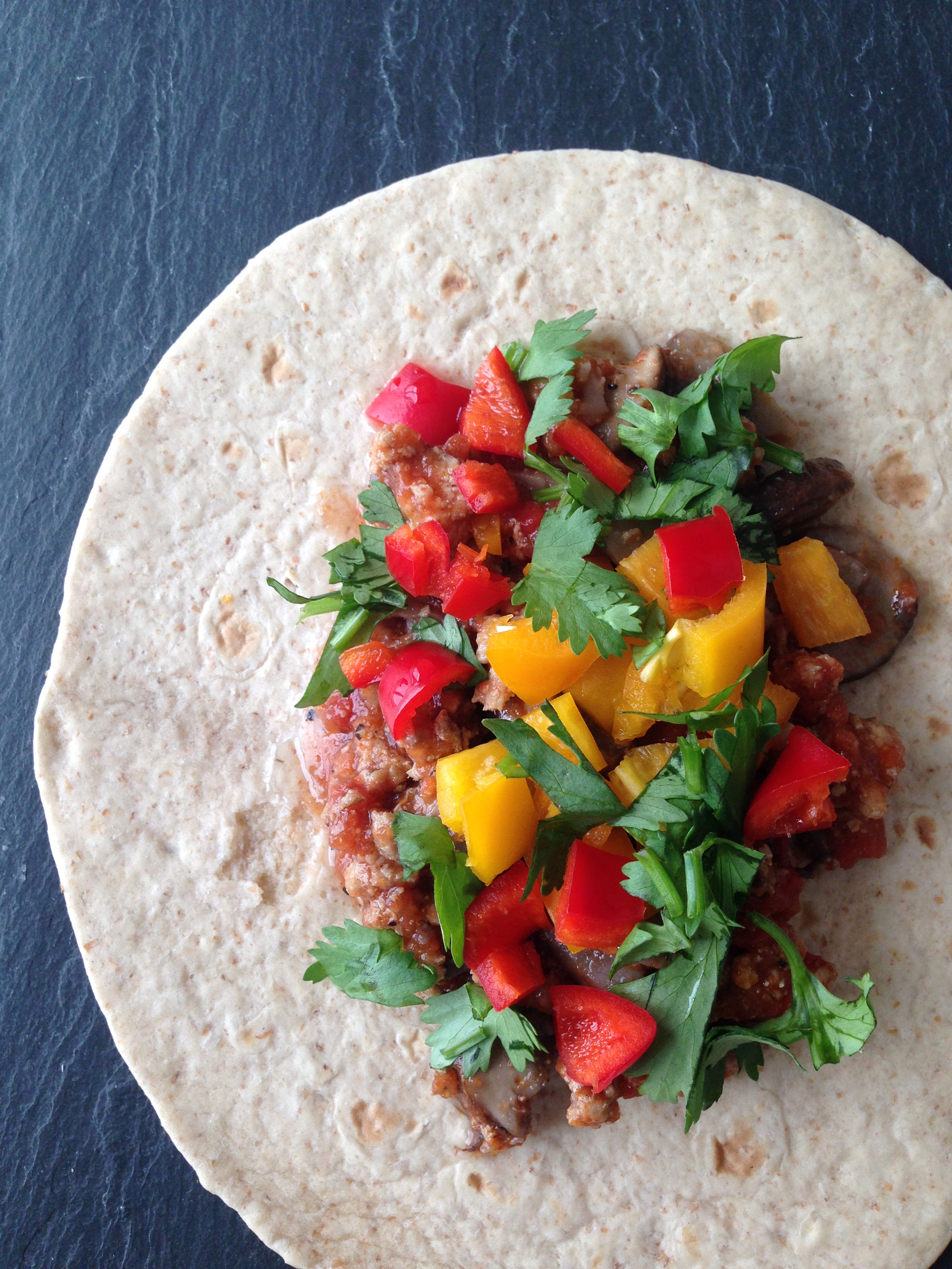 turkey mushroom tacos