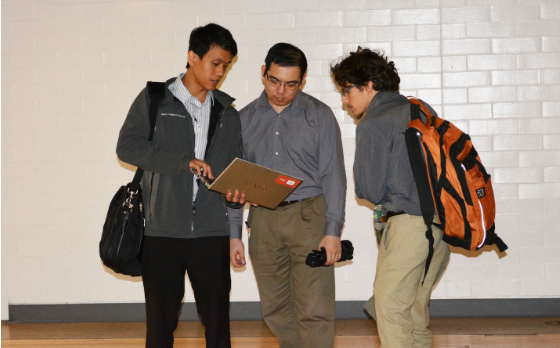 Huy Nguyen at the Baylor College of Medicine Department of Surgery (DoSI) Hackathon. 