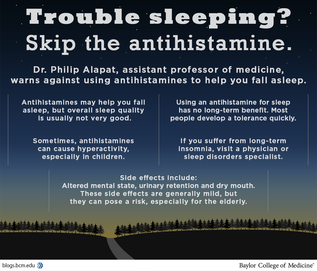 Avoid Using Antihistamines As Sleep Aids