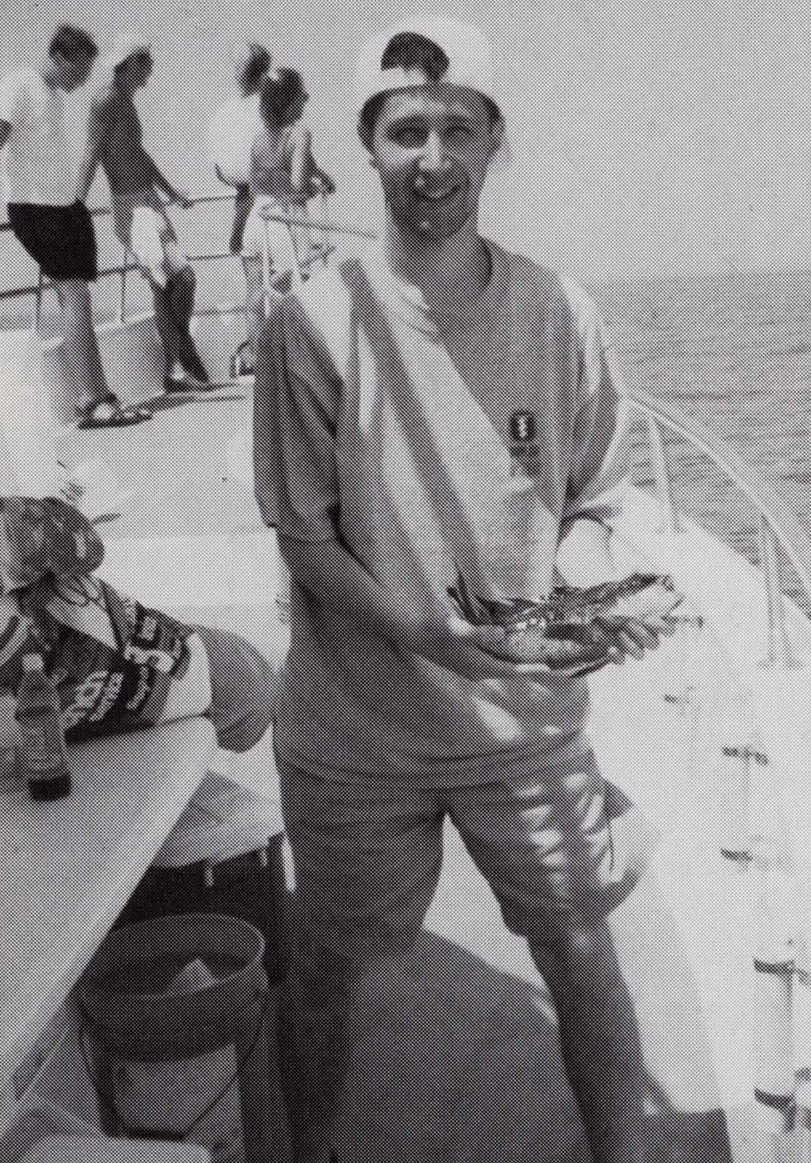 Yakov caught a nice fish.