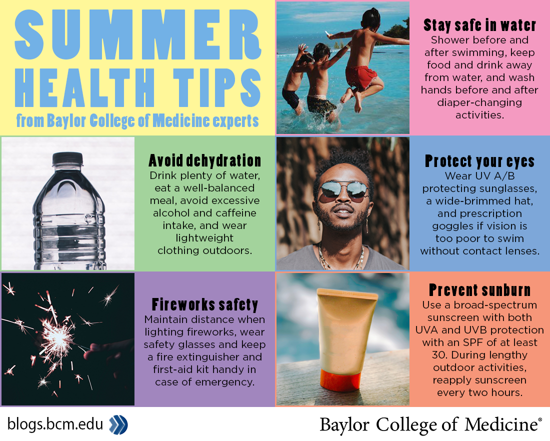 Avoid summer bummers Stay safe with these tips