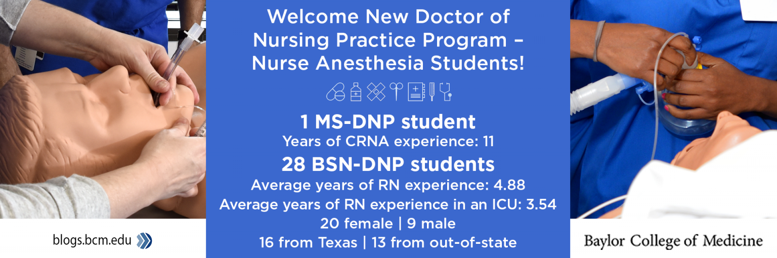 Welcome new Nurse Anesthesia students!