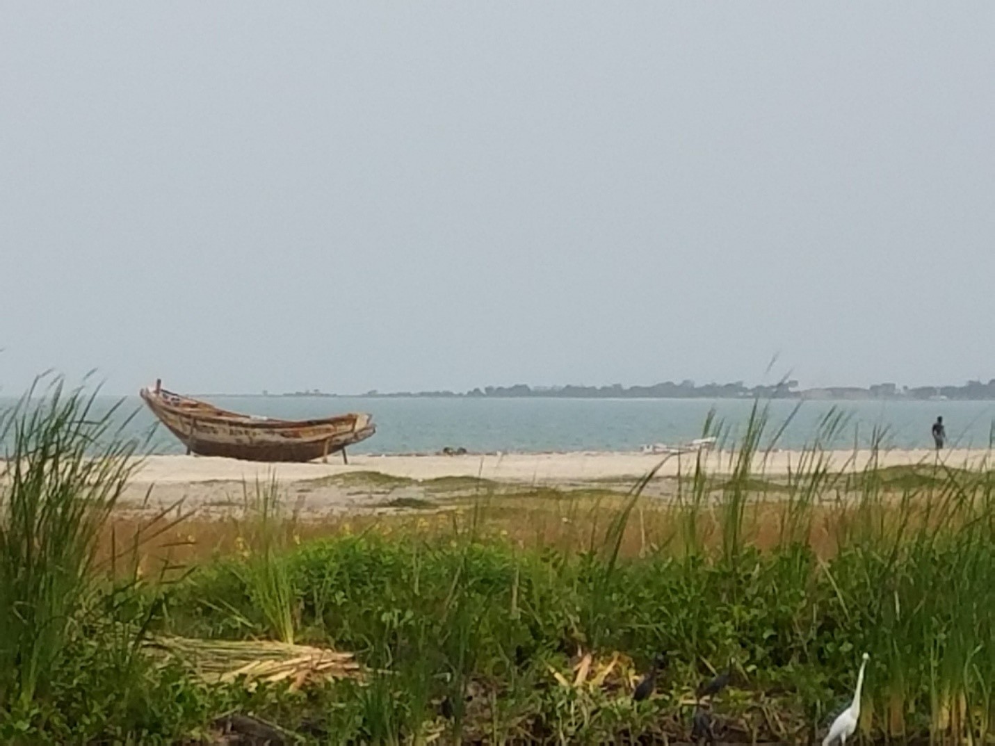 The coast near the Gambian capital city, Banjul.