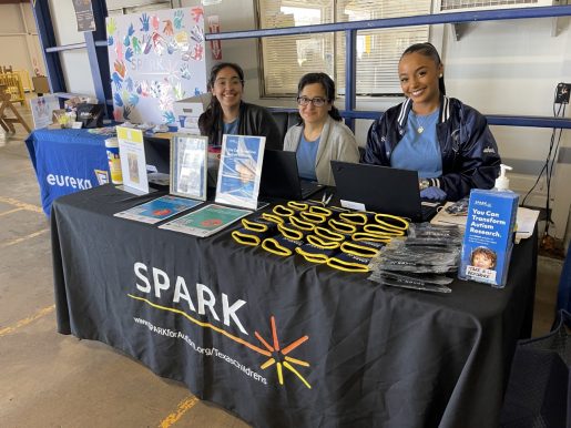 Members of Dr. Kochel's lab at a SPARK for Autism event