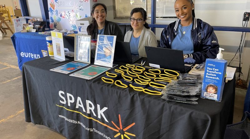 Members of Dr. Kochel's lab at a SPARK for Autism event