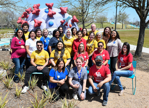 A group from the Baylor community hosted a health fair in Aldine, Texas