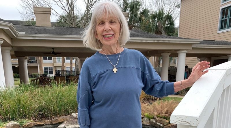 Patient Barbara Wagner after back surgery.