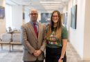 Malignant pleural mesothelioma patient Abigail Philips and Dr. Taylor Ripley