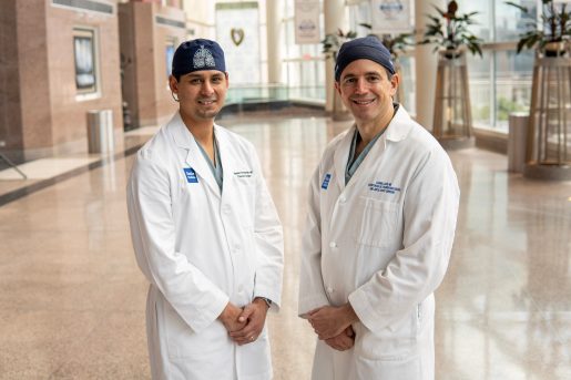 Dr. Ramiro Fernandez and Dr. Gabriel Loor.