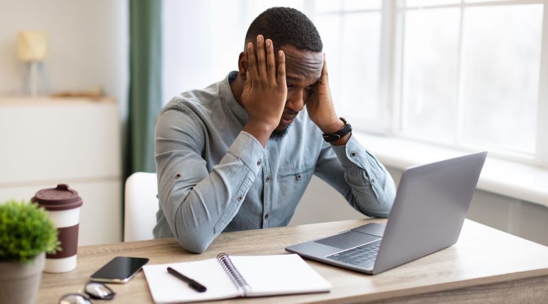 Employee experiencing burnout.