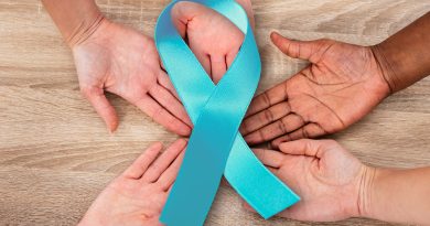 Hand Joined In Circle Holding Cervical Cancer Symbol