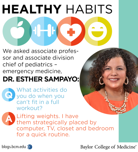 Esther Sampayo Healthy habits