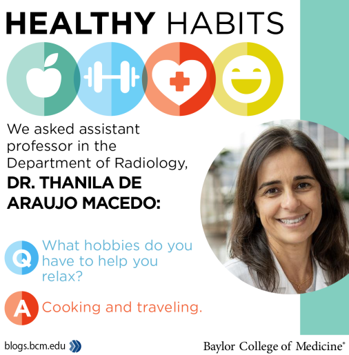 Thanila De Araujo Macedo healthy habits