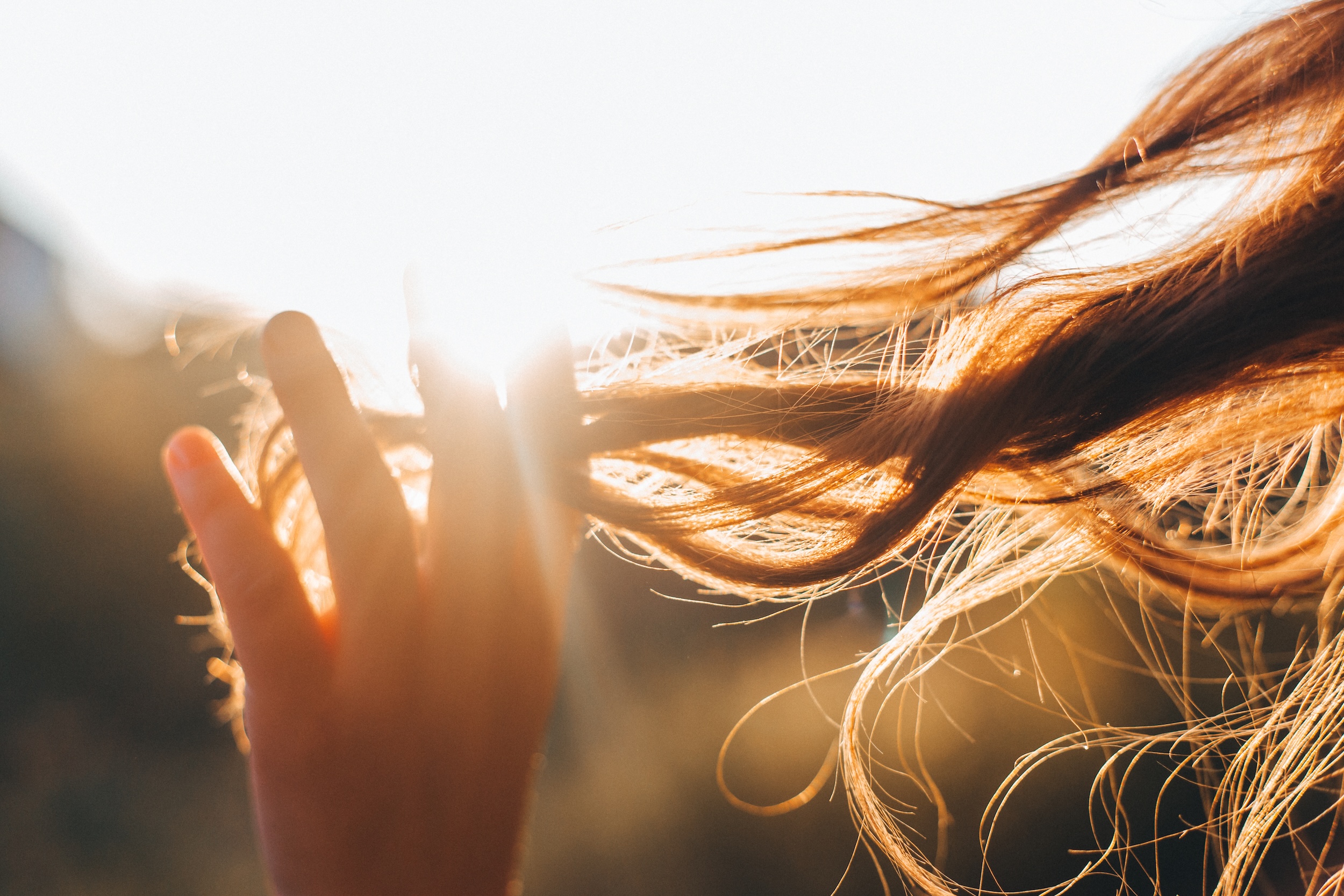 Big hair, sun don’t care!