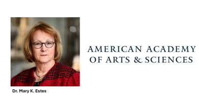Dr. Mary Estes named to the American Academy of Arts and Sciences