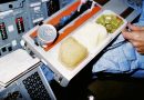 Photo of a Space Shuttle food tray from Columbia's sixth spaceflight.