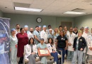 Dr. Kenneth Liao completes 1,000th robotic heart procedure, advancing the future of cardiac surgery at Baylor Dr. Kenneth Liao and his team celebrating the 1,000th robotic heart procedure.